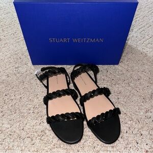 Stuart Weitzman Twistie Flat Sandals